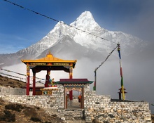Bouddha au Monastère de Pangboche, vallée de Khumbu