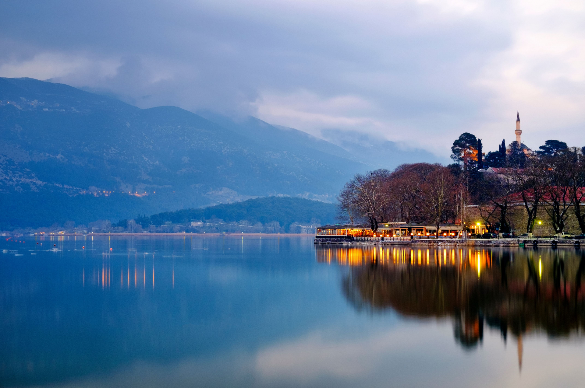 Lac Pamvotida à Ioannina