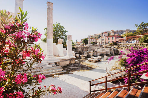 Quartier de Pláka à Athènes